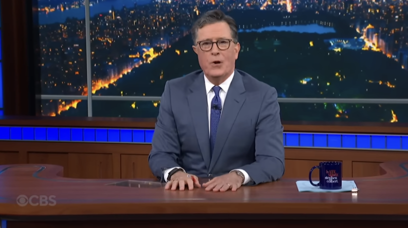 Late-Night Host’s Emmy Speech Sparks Political Outrage Stephen Colbert